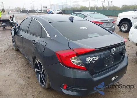 2017 Honda Civic Ex-L z USA, uszkodzony, nr VIN 2HGFC1F82HH650221
